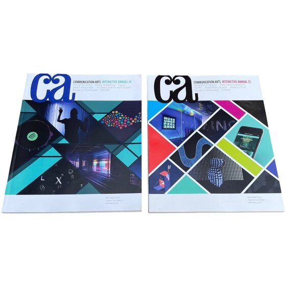 Communication Arts Interactive Annual 23 & 24 Design Magazines 2017 2018 - Picture 1 of 9